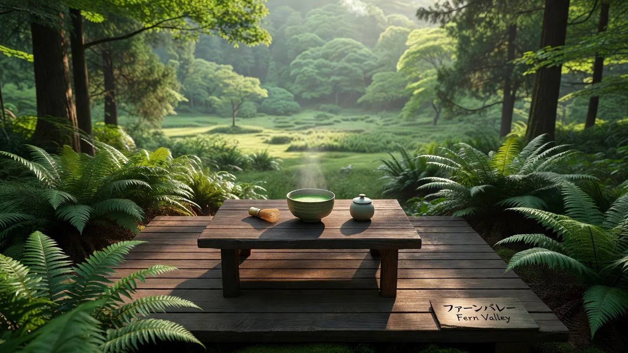 野外での日本茶道